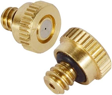 KUWAN 0.016" Orifice (0.4mm) Thread UNC 10/24 Brass Misting Nozzles 30PCS - Image 3