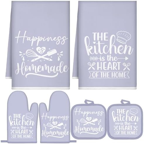 Sratte 6 Pcs Kitchen Decor Accessories Set, Kitchen, Dreamy Purple by Sratte