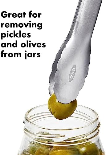 OXO Good Grips Stainless Steel Mini Tongs - 2 Pack - Image 4