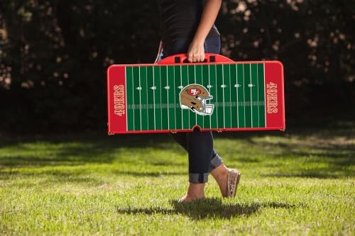 Picnic TIME NFL Football Field Folding Picnic Table, Camping Table, Outdoor Table with Umbrella Hole - Image 2