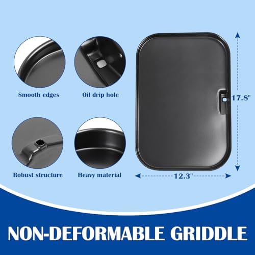 Griddle & Smoke Rack Kit for Ninja Woodfire XL OG951/850 Grill Accessories - Image 3