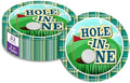 Hole in One Golf First Birthday - 32 Piece Disposable Party Supplies - Decorations for Golfing 1st Birthday Round Party Plates - Large 9" Paper Plates In Bulk by BirthdayGalore