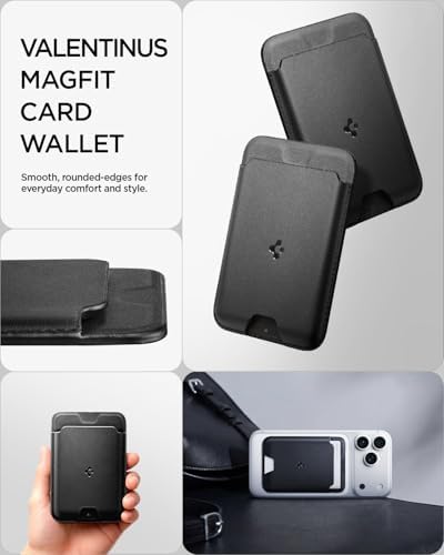 Spigen for MagSafe Wallet, Holds 5 Cards, Strong Magnet, Valentinus MagFit - Image 3