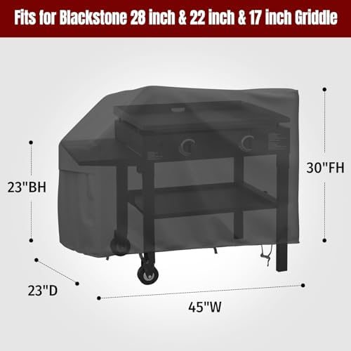 SHINESTAR 600D Griddle Cover for Blackstone 28" Single Shelf Griddle - Image 3