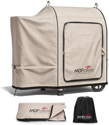 Foldable Grill Cover for Traeger 20 Series Wood Pellet, Waterproof 600D Heavy Duty Wood Pellet Smoker Cover, Fade＆Tear Resistant Pellet Grill Cover for Recteq 340 Grills Junior,Khaki by Unknown