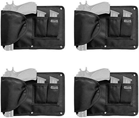 Pistol Holder Magazine Pouch for Gun Safe Organizer,Reinforced Pistol Holster Magazine Holders Combination for Gun Cabinet Gun Safe Accessories Storage by NEXTSTATION