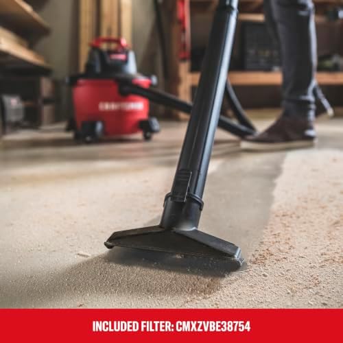 CRAFTSMAN CMXEVBE17584 6 Gallon 3.5 Peak HP Wet Dry Shop Vacuum - Image 6