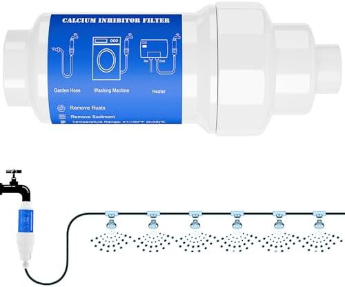 Calcium Inhibitor Filter for 3/4" Standard Garden Hose and Faucet by Mornajina