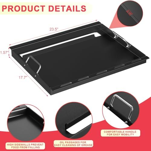 6787 Spirit 300 Full Size Griddle Insert for Weber Spirit I & II 300 Series - Image 6