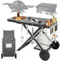 Grill Stand for Blackstone 17" & 22" Table Top Griddles Portable Grill Cart by Broil-X