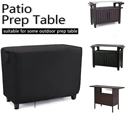 55 Inch Outdoor Furniture Cover for Keter Unity XL Portable Table - Image 4