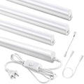 T5 LED Shop Lights 4FT, 20W 2300lm 5000K, Cabinet and Garage Light 4 Pack by SUNLINKCO