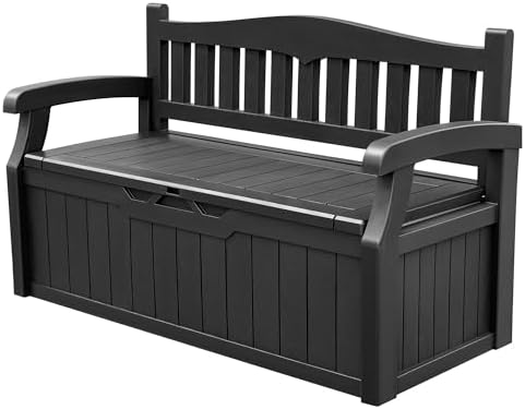 Devoko 80 Gallon Storage Bench Deck Box Waterproof&Lockable by DEVOKO