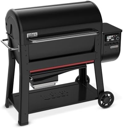 Weber Searwood™ XL 600 Wood Pellet Smoker Grill, 36 inches – Wi‑Fi & Bluetooth‑Enabled Outdoor Grill for Smoking, Searing, Rapid React PID & Cooking up to 600°F, Black - Image 2