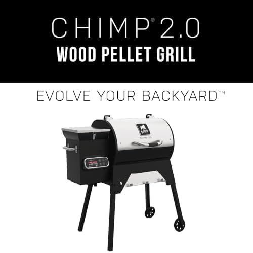 GRILLA Chimp 2.0 Tailgater Pellet Grill with Foldable Design, Wifi Connectivity, Compact Design, For Outdoor Grilling, Tailgating, and BBQ - Image 2