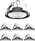 160W UFO LED High Bay Light, 24,000LM, 5000K Daylight, 6-Pack by CuLiDing