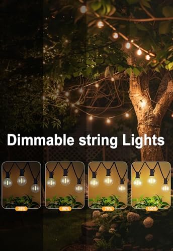 Outdoor String Lights 300FT Wateproof Outside Lighting for Patio Backyard - Image 6