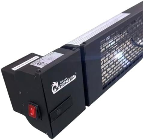 DR. INFRARED HEATER 4500W Electric Infrared Patio Heater, Wall/Ceiling Mount, IPX2 Weatherproof, 208V-240V, Remote Control for Patio, Workshop, Restaurants & Outdoor Dining - Image 3