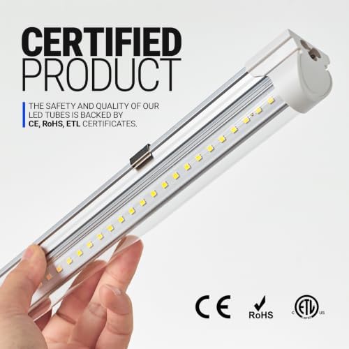 Barrina T8 LED Shop Lights, 3FT 30W 4600LM 6500K, High Output Tube, 6 Packs - Image 5