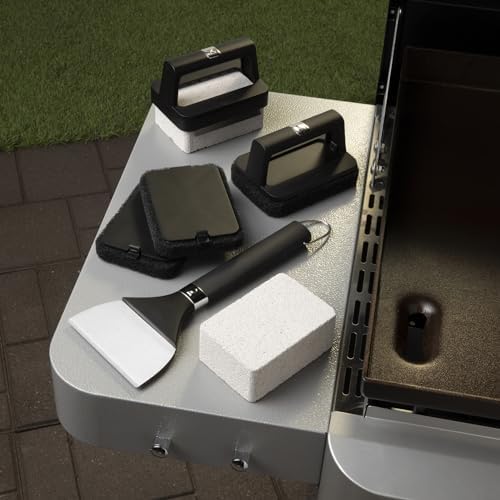 Weber® 8‑Piece Griddle Cleaning Kit, Griddle Accessory Bundle - Image 2