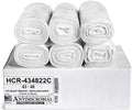 Aluf Plastics High Density Trash Bags, 56 Gallon, 150 Count, 22 Micron (eq), 43" x 48", Clear, for Bathroom, Office, Industrial, Commercial, Janitorial, Municipal, Recycling by AlufPlastics