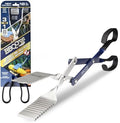 BBQ Croc 3 in 1 Barbecue Tool 18-inch - Light and Long Tongs, Spatula and Grill Scraper (Blue) (18 inch Without Flashlight) by BBQCroc