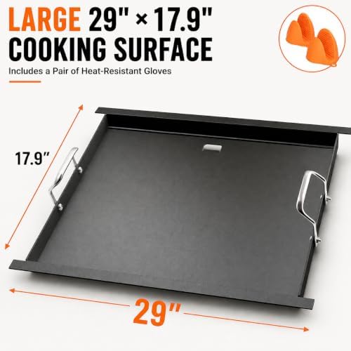 29"x17.9" Full Carbon Steel Griddle Insert for Blaze 4 & 5 Burner Grills - Image 2