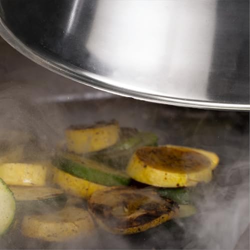 Blackstone® 12" Round Griddle Basting Cover, Stainless Steel - Image 6