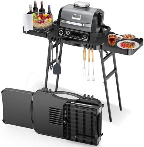 Pizza Oven Table Compatible with Ninja Woodfire by Uniflasy