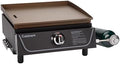 Cuisinart 17” Tabletop Gas Griddle, Easy Assembly Compact Outdoor Flat-Top Grill with Grease Cup, 255 Sq. In Cooking Space Perfect for Camping, Tailgates & BBQs by Cuisinart