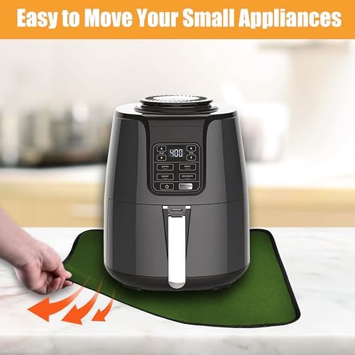 TOHONFOO Heat Resistant Mats for Countertop & Air Fryer, 29.5x21 in, Green - Image 5