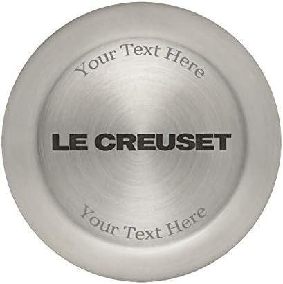 Le Creuset Enameled Cast Iron Signature Oval Dutch Oven with Personalized Knob Engraving, 5 qt. by Unknown