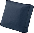 Classic Accessories Montlake FadeSafe Patio Lounge Chair/LoveSeat Back Cushion, 25 x 15 x 4 Inch, Heather Indigo, Patio Furniture Cushions by ClassicAccessories