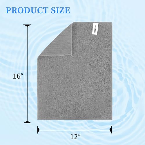 FIXSMITH Microfiber Cleaning Cloth - Pack of 12, Multi-Functional Towels, Size: 12 x 16 in, Highly Absorbent Rags, Lint-Free, Streak-Free for Car, Kitchen, Home, Office - Image 2