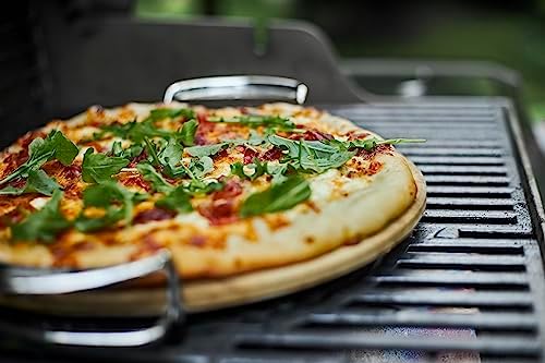 Weber® Gourmet BBQ System Pizza Stone with Carry Rack, 16.7" - Image 3