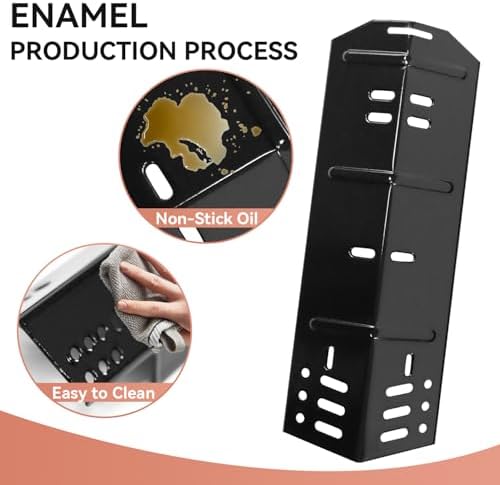 Grill Parts for Dyna-Glo 5 Burner DGH474CRP DGH483CRP DGH485CRP, DGH474CRN-D, DGH474CRN,4 Burner DGH450CRP,3 Burner DGH373CRP, Porcelain Heat Plate Stainless Steel Burner for Revoace GBC1793W - Image 7