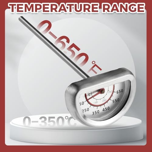 BBQ Grill Lid Thermometer, Stainless Steel Temperature Gauge Heat Indicator Replacement Fit for Charbroil Grill, Replaces 463241314, 463241313, 463241413, 463241414, 463241013 - Image 3