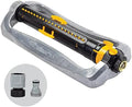Melnor Metal Oscillating Sprinkler 4500 Sq Ft: Flow, Width, Range Adjust by Melnor