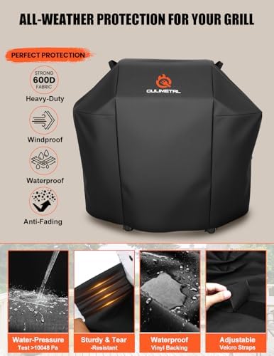 QuliMetal 52 Inch BBQ Grill Cover for Weber Spirit 2,2-4 Burners Gas Gril - Image 3