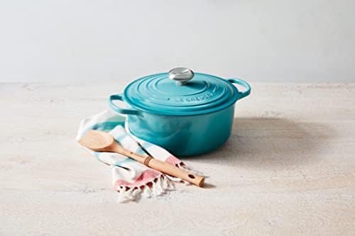 Le Creuset Enameled Cast Iron Round Dutch Oven, 7.25 qt., Caribbean - Image 5