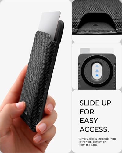 Spigen for MagSafe Wallet, Holds 5 Cards, Strong Magnet, Urban Fit MagFit - Image 5