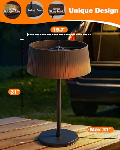 Electric Outdoor Patio Heater, 1500W Tabletop Infrared Heater - Image 5