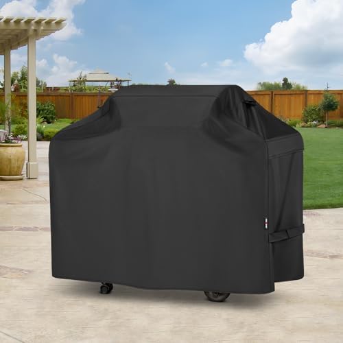Unicook Waterproof Grill Cover, Heavy Duty Fade Resistant, 60 Inch, Black - Image 7