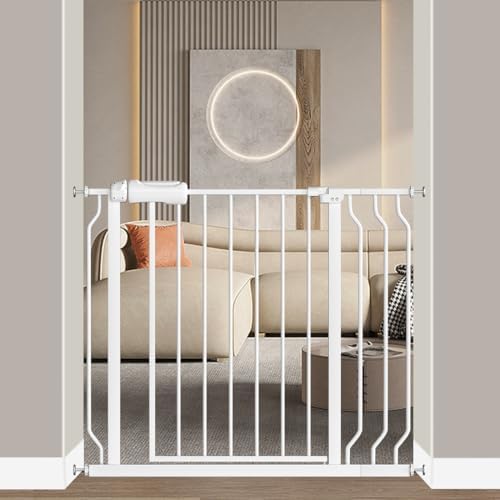 Fairy Baby 34-38.5 Inch Extra Wide Baby Gate for Doorways Stairs Hallway by FairyBaby