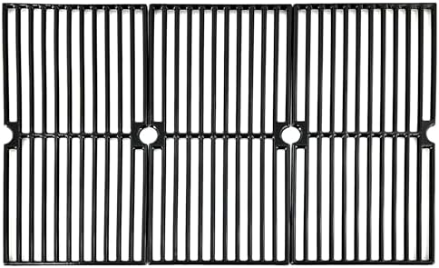 Parts DC118 Cast Iron Cooking grid Replacement for Brinkmann 810-1415-F, 810-1470, 810-8300, 810-8300-F, for Grill King 810-9325-0, set of 3 Cooking Grate (17 5/8" x 27 7/8") by DirectStore