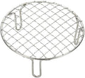 uxcell 6 Inch Round Cooking Rack, Stainless Steel Canning Racks with Legs, Barbecue Mesh Grill for Baking Cooling Steaming Cookware by uxcell