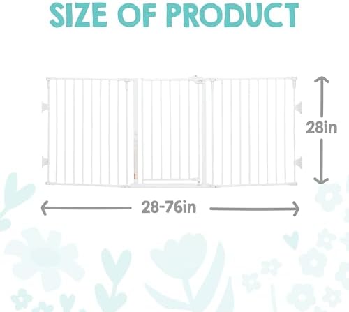 Regalo Safety 28"-76" Super Wide Configurable Baby Gate - Image 2