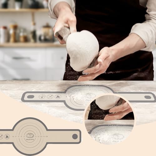2 PCS Silicone Bread Sling with Round and oval, Grey - Image 2