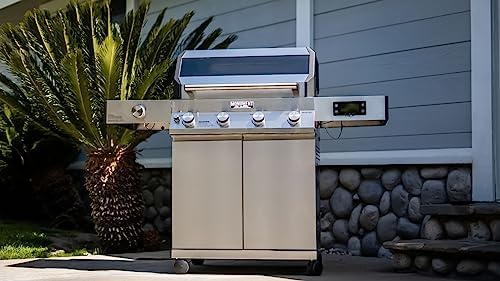 Monument Grills Denali Series, 4+1 Liquid Propane Gas Smart BBQ Grill, 4 Burners & 1 Side Burner, Denali 405 Stainless Steel with Smart technology, Knob Controls, Outdoor Use - Image 2