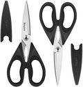 iBayam Black Kitchen Scissors - Heavy Duty Meat & Poultry Shears by iBayamDirect